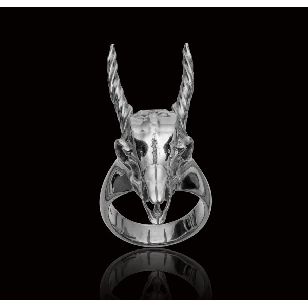 Δαχτυλίδι Antelope σε επιπλατινωμένο ασήμι