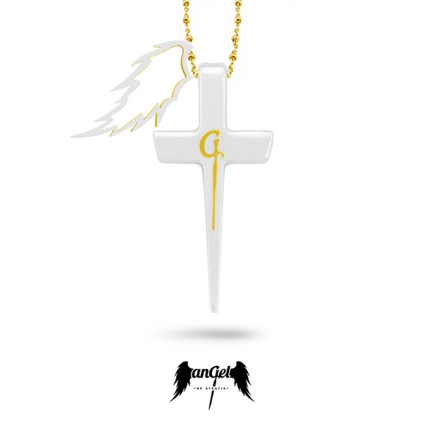 Φτερό & Σταυρός «G» (ST_F_N_003)