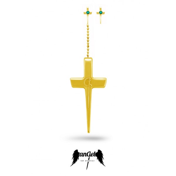 Σκουλαρίκια Cross (ST_skoul_001)