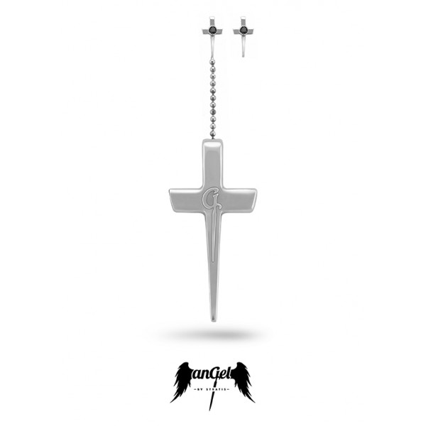 Σκουλαρίκια Cross (ST_skoul_002)