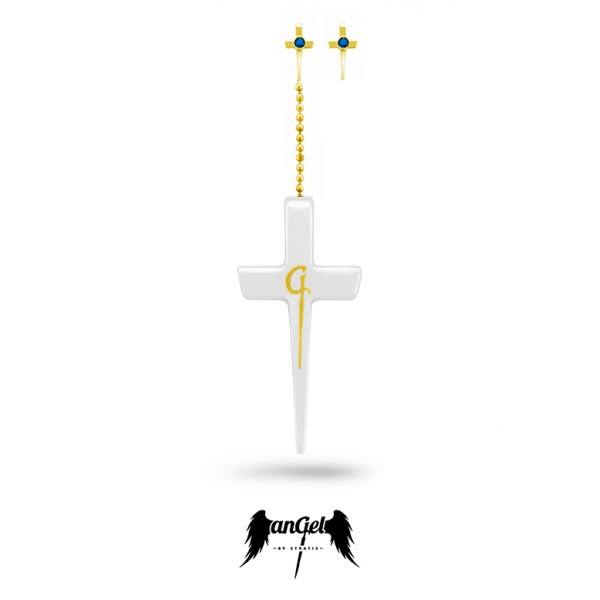 Σκουλαρίκια Cross (ST_skoul_003)